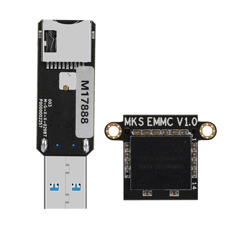 MKS EMMC آلة الطباعة السريعة بطاقة توسيع الذاكرة ، ملحقات الطابعات ثلاثية الأبعاد ، 32 جرام ، MKS V2 قارئ البطاقات