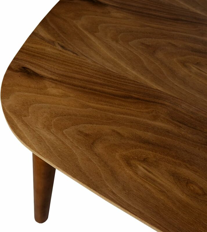 طاولة قهوة خشبية قابلة للطي ، طاولة جانبية لتوفير المساحة