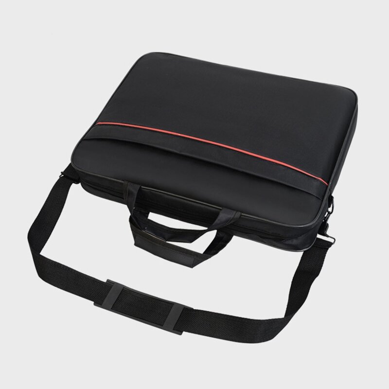 حقيبة كمبيوتر محمول مقاس 15.6 بوصة مناسبة لحمل حقيبة اليد الواقية على الكتف