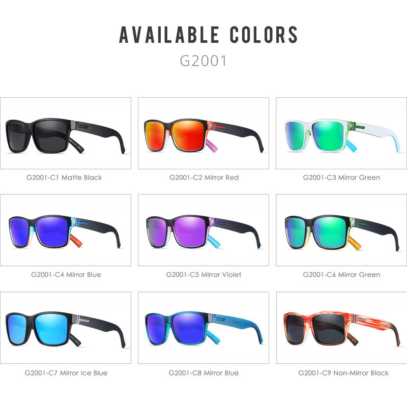نظارة شمسية مستقطبة VZ-Vonzipper للرجال ، نظارات مربعة ذات علامة تجارية راقية ، نظارات رياضية خارجية ، حفلة صيد ، أصلية ، UV400 ، 9 ألوان