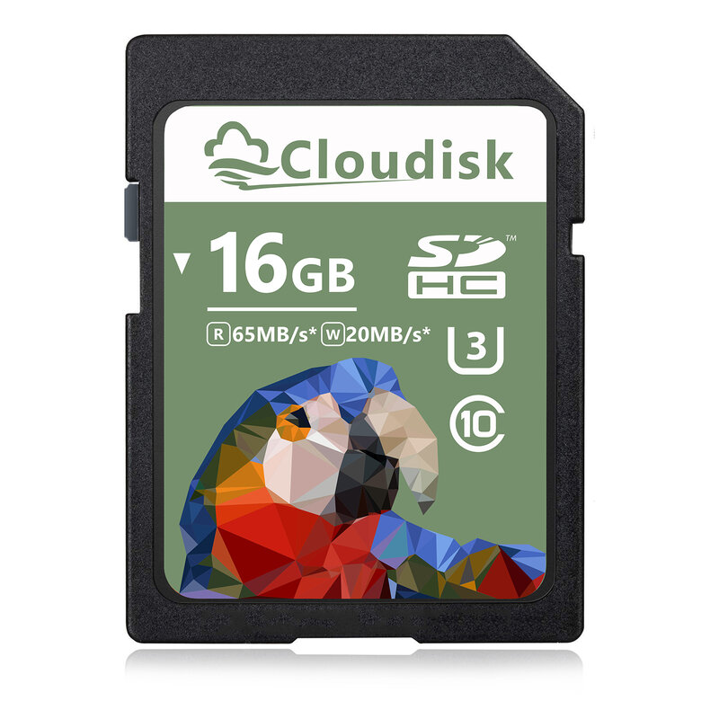سحابة القرص SD بطاقة 4GB 8GB 16GB 32GB 64GB 128GB SDXC UHS-I بطاقة C10 U3 V30 4K UHD SD بطاقة ذاكرة فلاش للكاميرا