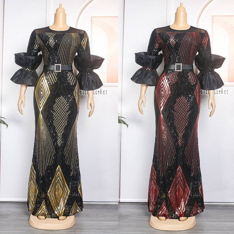 فستان من قماش القفطان الأفريقي من MD Dubai فستان المرأة التركي الجذاب 2023 فستان الحفلات الانيق التقليدي من فيستدوس