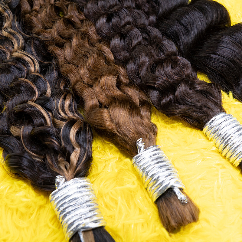 وصلات شعر بشري هندي مجعد ، منسوج ، لون طبيعي ، حزمة واحدة ، 3 حزم ، صفقة 4 حزم ، بيع بالجملة