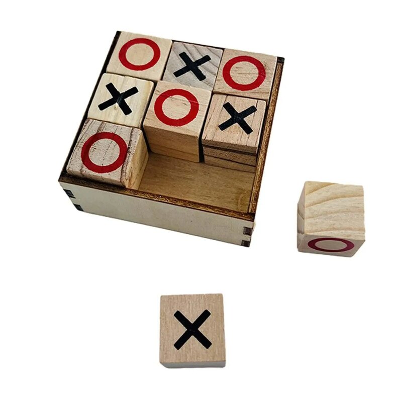 تيك تاك تاك تو لعبة ، ألعاب لوحية استراتيجية ، لعبة الشطرنج الكلاسيكية XO للعائلات الداخلية والخارجية والأطفال والكبار