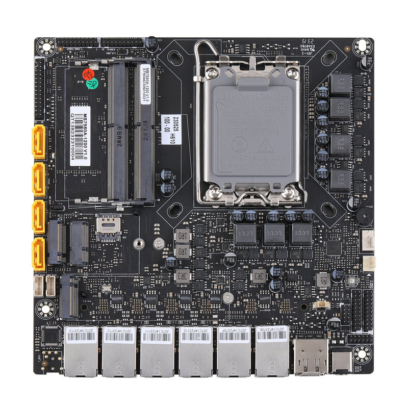 لوحة رئيسية قوية مع G6900 ، G7400 ، 12th Core ، i3 ، i5 ، i7 ، 64GB ، DDR4 ، VME ، شحن مجاني ، 6x2500m