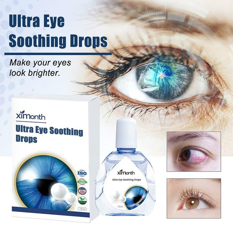 قطرات لتحسين البصر ، تخفيف الرؤية ، إزعاج العينين ، حكة ، شقراء ، سائل جاف ، التخلص من السموم ، قطرة نظيفة ، جودة عالية ، 15 *