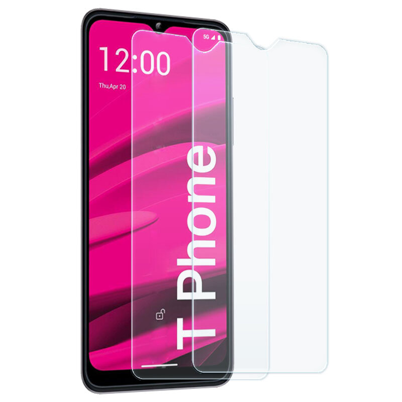 واقي شاشة من الزجاج المقسى لهاتف T-Mobile ، واقي شفاف ، مضاد للخدش ، غطاء حماية أمامي ، T-Phone 5G ، 2023