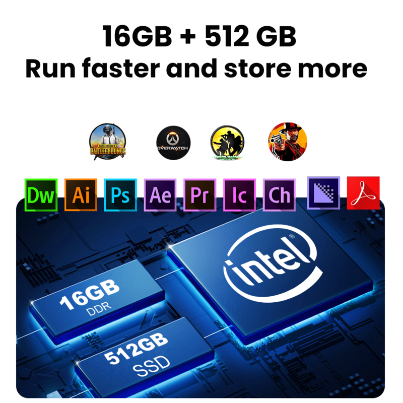 كمبيوتر مكتبي للألعاب Intel ، كمبيوتر صغير ، M11 ، Intel Celeron 12th Gen ، N5095 ، N100 ، 8GB ، 16GB ، GB ، GB ، dddr4 ، wi-fi 5