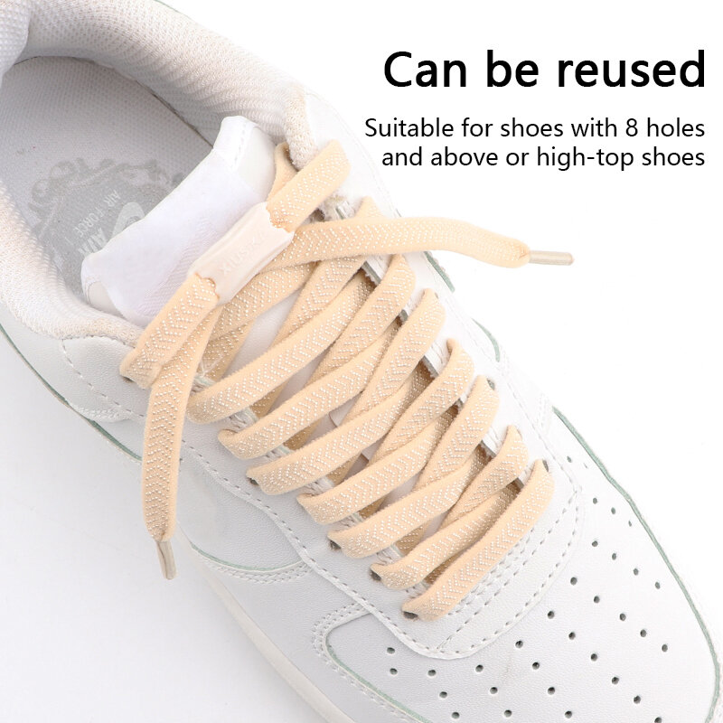 أربطة أحذية بدون أربطة لعام 2023 أربطة أحذية مرنة للأطفال البالغين أحذية رياضية برباط سريع أربطة أحذية رياضية مطاطية مرنة أربطة أحذية مسطحة