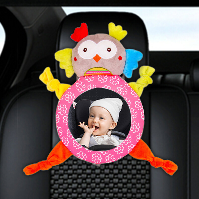 قابل للتعديل سلامة السيارة مرآة أطفال مرآة عربة الأطفال الخلفي مرآة لمقعد السيارة مسند الرأس مرآة الرؤية الخلفية اكسسوارات السيارات