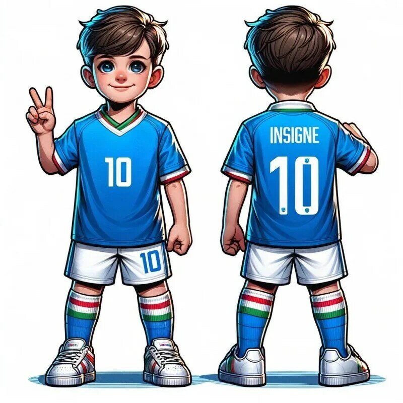 قمصان كرة القدم للأطفال والكبار ، مجموعة 3 قطع ، الأولاد والبنات الشباب ، messy-i ، #10