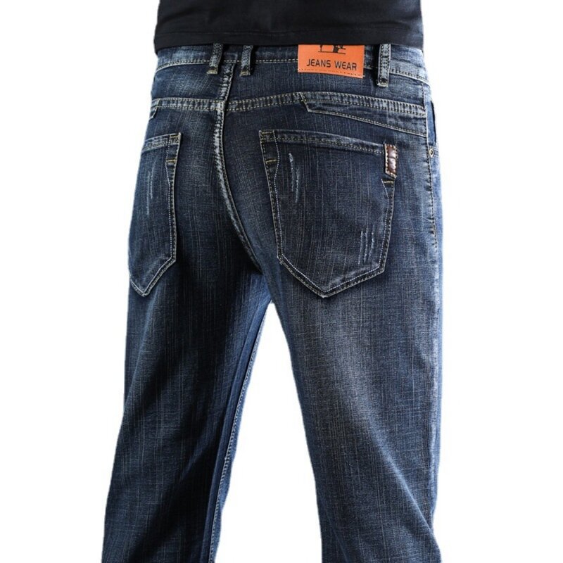 جينز رجالي مستقيم فضفاض جيد التهوية ، جينز ترفيهي ، متعدد الاستخدامات ، مريح ، عالي الجودة ، اتجاه جديد ، الربيع والخريف ،