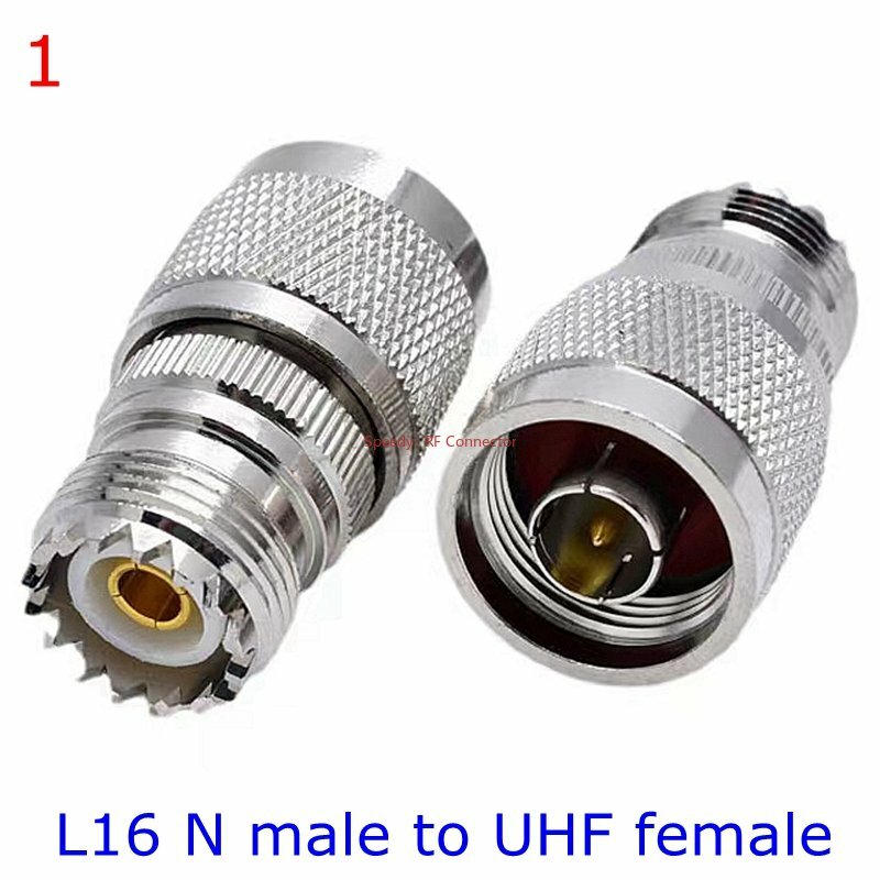 1 قطعة UHF SO239 PL259 SO-239 PL-259 الذكور الإناث إلى N نوع الذكور الإناث موصل مستقيم UHF إلى N الذكور الإناث RF النحاس النحاس