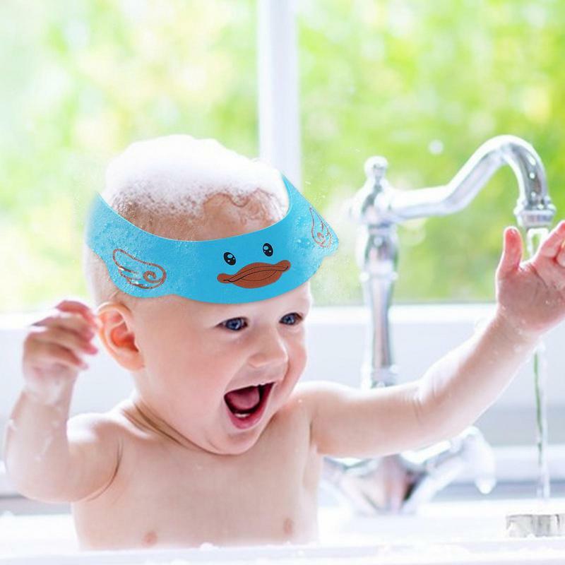 شعر الطفل غسل درع للطفل ، قبعة الدش ، لطيف قابل للتعديل قبعة حماية العين ، قناع السلامة