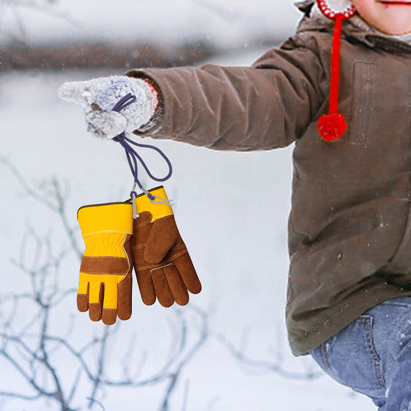 حامل حزام قفازات نايلون مضاد للضياع للأطفال ، حبل تزلج للأطفال الصغار ، الأطفال ، الشتاء