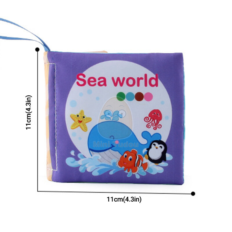 8 قطعة لعبة طفل مونتيسوري لينة القماش كتاب هادئ 0 12 أشهر الحسية التعرف التفاعلية في وقت مبكر ألعاب تعليمية للهدايا الرضع