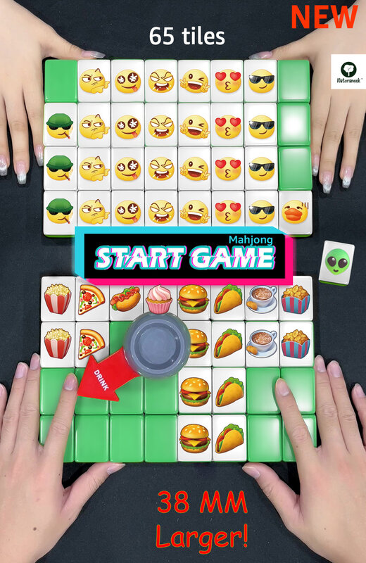 لعبة Mahjong مع سهم دوار وحمل ، لعبة فريدة وممتعة ، tiktok ، شاطئ البحر ، الهروب ، 38 ، 64 + 1 ، جديدة