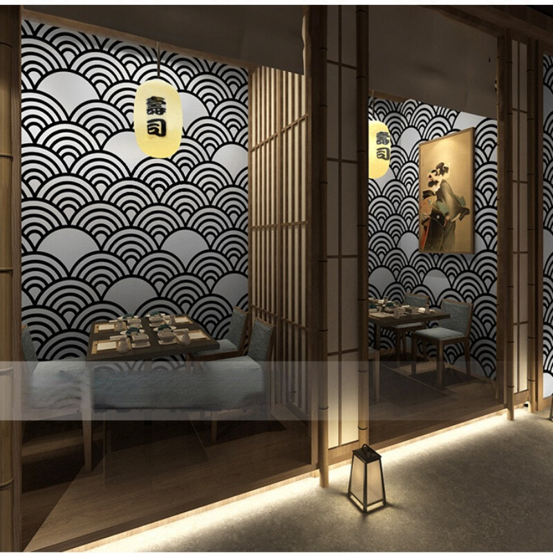 لا شيء ذاتية اللصق النمط الياباني ثلاثية الأبعاد للجدران في لفات الديكور غرفة نوم غرفة المعيشة ديكور حوائط المنزل ملصقات جدارية