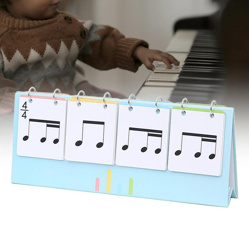 بطاقة التدوين الموسيقية بطاقات تعليمية متينة للمبتدئين البيانو الغيتار