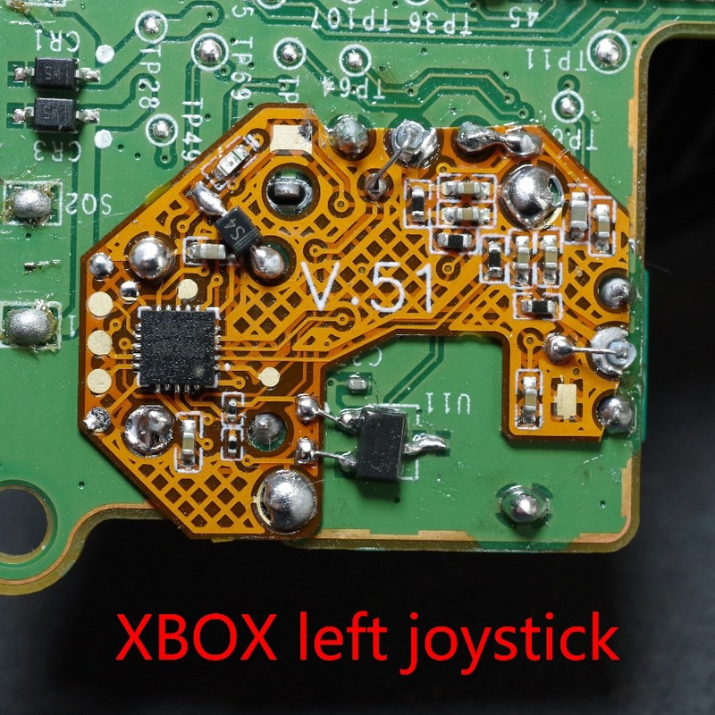 عصا تحكم تناظرية ثلاثية الأبعاد مع سائق ، ثنائي الكلور لـ PS4 ، PS5 ، لوحة ألعاب XBOX ، نسخة مثالية ، إصلاح دائم مضاد للانجراف ، 1-50 زوج