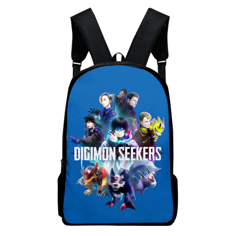 Digimon مغامرة أنيمي Digimon الباحثين عن ظهره حقيبة مدرسية الكبار الاطفال حقائب للجنسين حقيبة الظهر Daypack Harajuku حقائب