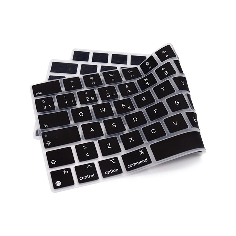 لماك بوك الجديد M2 رقاقة 2022 Keybaord cvoer A2681 A2442 A2485 سيليكون لينة الغبار لوحة المفاتيح لوحة مفاتيح الكمبيوتر المحمول ملصقا