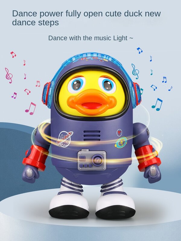لعبة بطة الفضاء التي يمكن أن الغناء والرقص سوينغ روبوت الكهربائية الفتيان والفتيات الأطفال