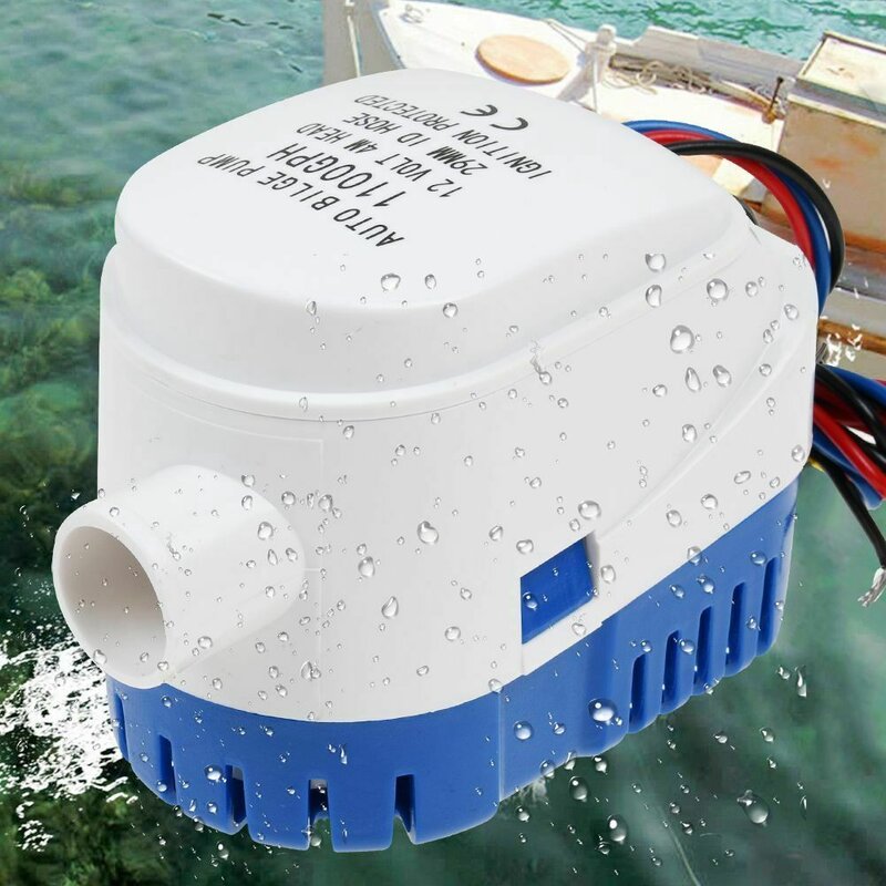 12 فولت 1100GPH البحرية قارب التلقائي الآسن مضخة مياه RV السيارات الغاطسة