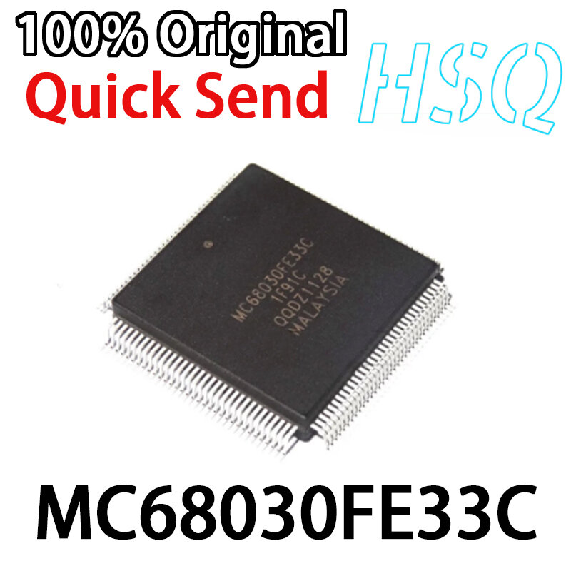 1 قطعة MC68030FE33C MC68030 QFP132 32 بت MCU بقعة جديدة