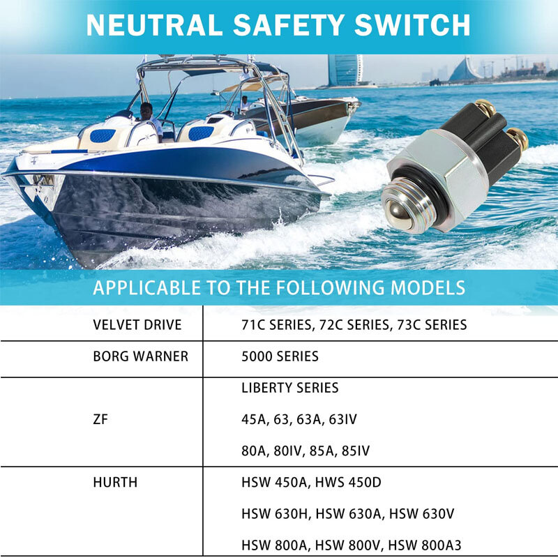 مفتاح أمان محايد للنقل البحري يستبدل 1000-640-004 3312308029 مناسب لـ ZF 45A 63 80IV لـ horth HSW 450A أكثر