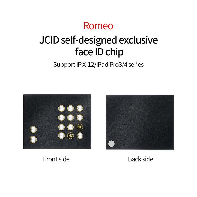JC Dot Projector Chip JCID Face Universal مدمج IC مصفوفة نقطية IC لهاتف iPhone X-12 13 14 iPad Pro إصلاح معرف الوجه JCID Romeo2 ذاتي التصميم لشريحة معرف الوجه - 2ndGen لسلسلة لا حاجة لترقية الرقاقة الجديدة مع الرقاقة