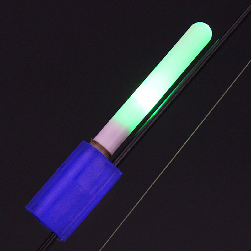 1 قطعة قضيب الصيد الإلكترونية مضيئة عصا ضوء LED للإزالة مقاوم للماء تعويم معالجة ليلة روك الصيد