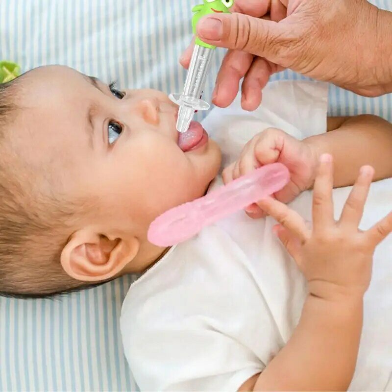 حقنة تغذية الطفل عن طريق الفم ، أواني تغذية الرضع مع الحلمة ، مصاصة الدواء ، موزع الرضع