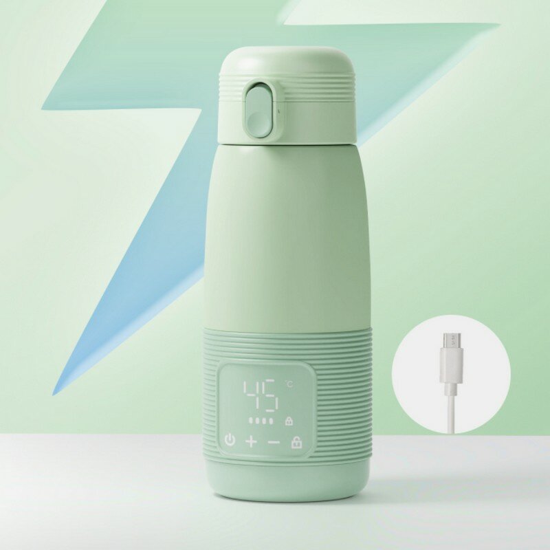 زجاجة محمولة لتدفئة حليب الأطفال ، جهاز تدفئة الحليب ، مناسبة لزجاجات الأطفال في المركبات والسيارات والطائرات ، صانعة