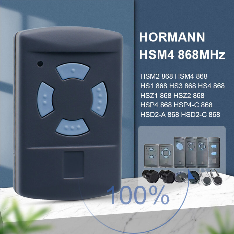 جهاز تحكم عن بعد لبوابة المرآب هورمان HSM2 HSM4 جهاز إرسال محمول باليد 868 ميجاهرتز 868.35 ميجاهرتز