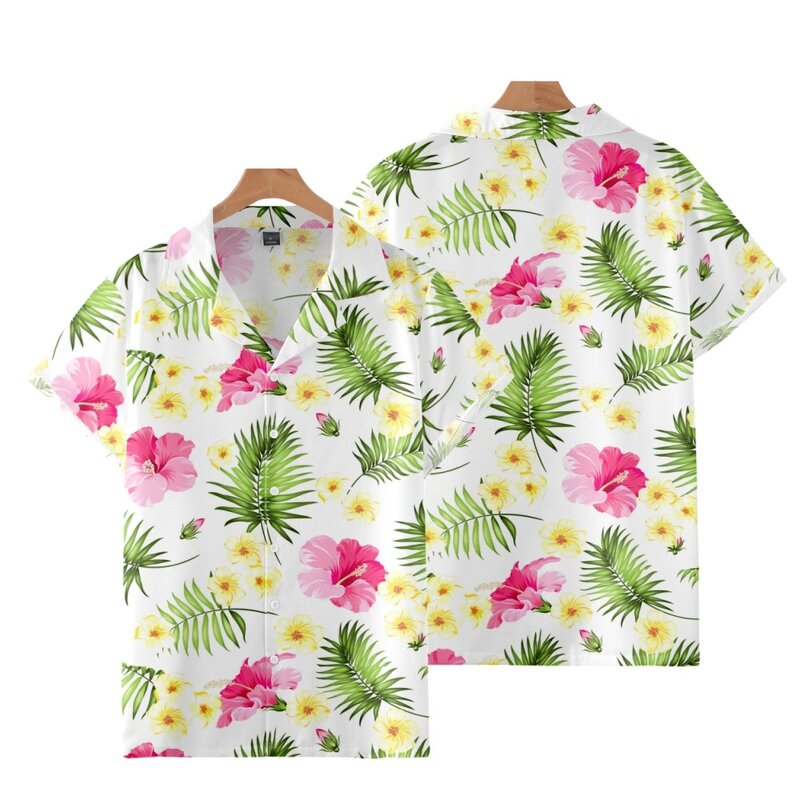 الصيف مخصص صورة الوجه قميص-صورة مخصصة قصيرة الأكمام زر أسفل قميص هاواي صيفي-أفضل الهدايا للرجال-قمصان حفلات الشاطئ