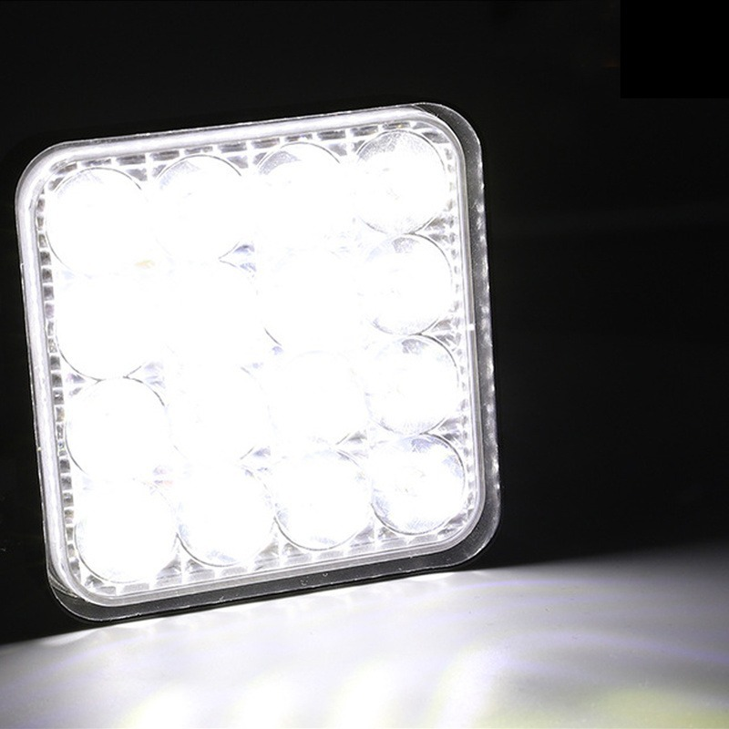 LED صغير 48 واط LED قضيب مصابيح عملي مربع بقعة شعاع 12 فولت 24 فولت اضاءة ليد للطرق الوعرة بار للشاحنات 4X4 4WD سيارة SUV ATV IP67 مقاوم للماء