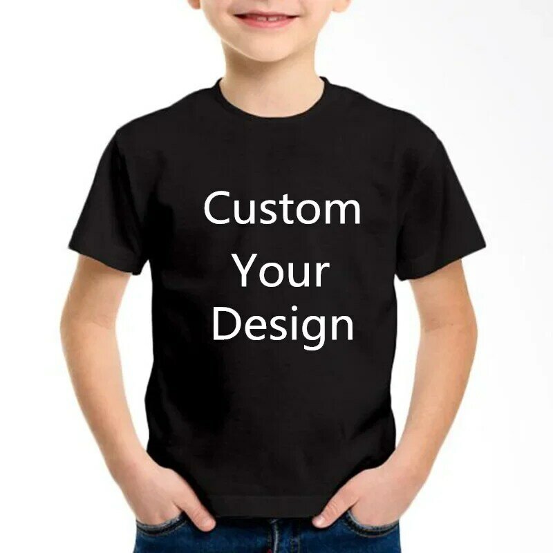مخصص تصميمك قمصان قطنية للأطفال ، أسود ، أبيض ، أزرق ، أطفال ، أولاد رضع ، توبات بنات ، طباعة ذاتية الصنع ، اتصل بالبائع فريست