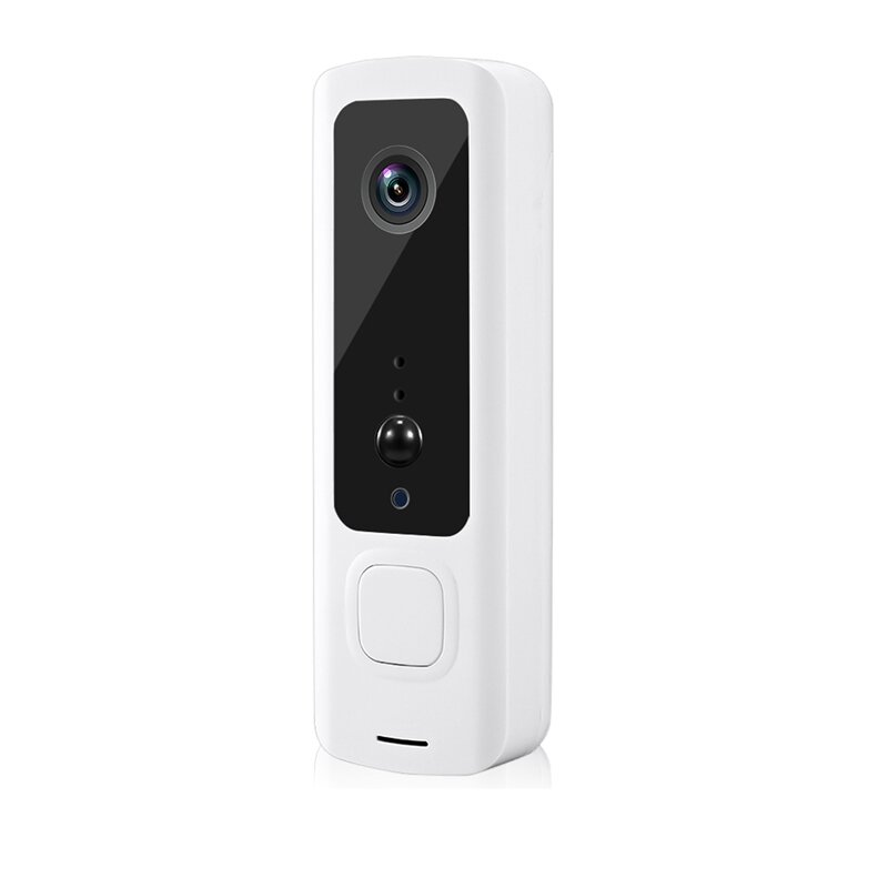 ABGZ-Tuya جرس باب يتضمن شاشة عرض فيديو المنزل الذكي اللاسلكي واي فاي الهاتف إنترفون جرس الباب 155 درجة عرض PIR للرؤية الليلية كاميرا الأمن
