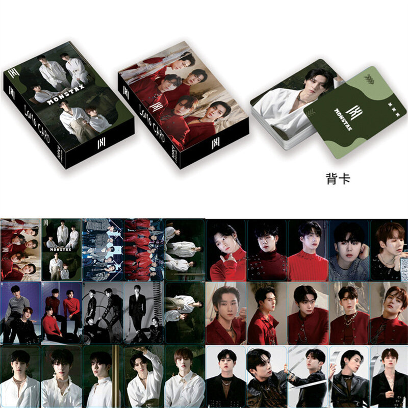 ألبومات Kpop MONSTA X potcard ، بطاقة Lomo ، Lee minhyuki ، I.M Lee ، Jooheon ، Kihyun Chae ، Hyungwon Shownu بطاقة بريدية ، هدية المعجبين ، 92 هوب