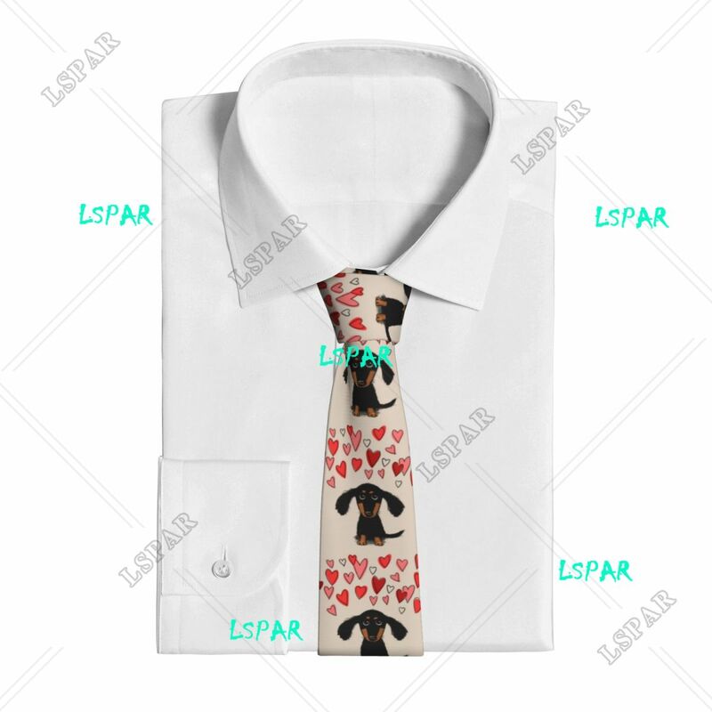 ربطة عنق قلوب للرجال ، ربطة عنق كلب عيد الحب ، ربطات عنق للذكور ، ملابس يومية ، أكسسوارات حفلات ، جودة رائعة ، سهلة الاستخدام ، لطيفة