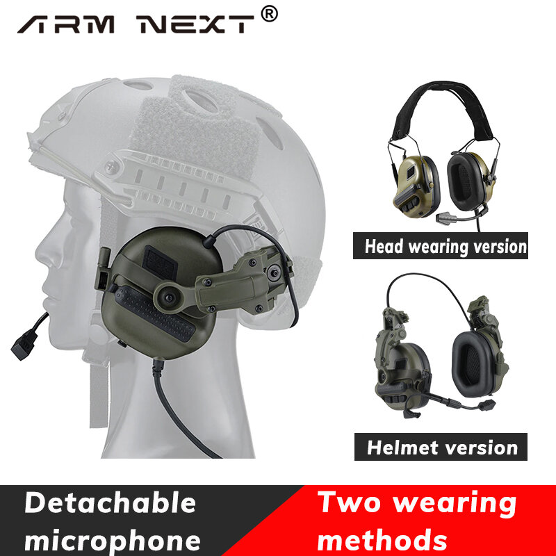 سماعة رأس تكتيكية لتقليل الضوضاء ، إصدار خوذة أو ارتداء الرأس ، سماعة تصوير ، اتصال داخلي ، بيك آب ، بيع