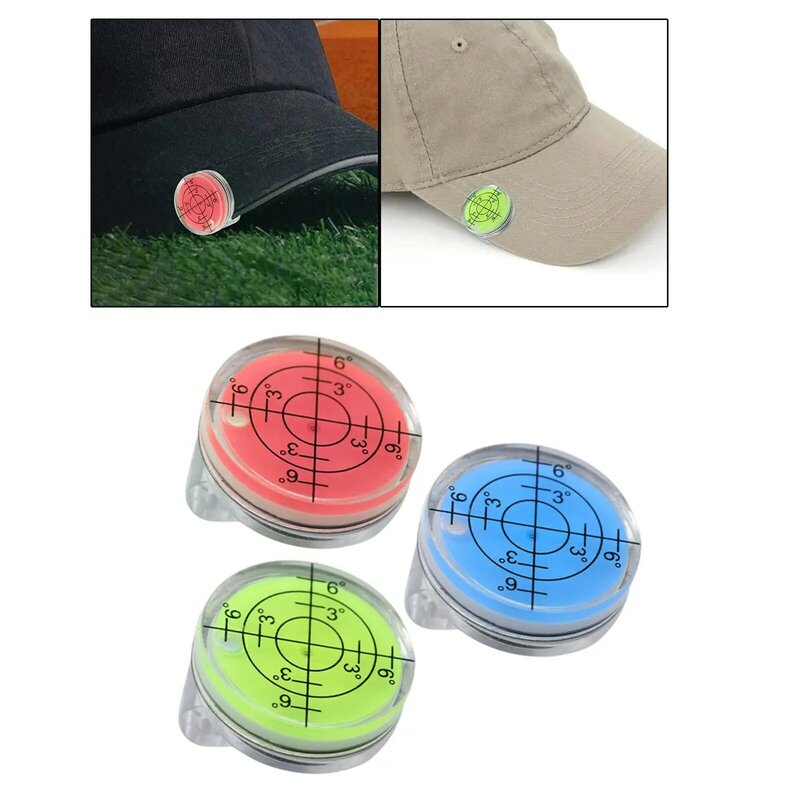 جولف الكرة ماركر جولف قبعة كليب الرياضة في الهواء الطلق ملعب الغولف اكسسوارات المدمجة لاعب الغولف هدية قبعة كليب مع الكرة ماركر وضع المعونة