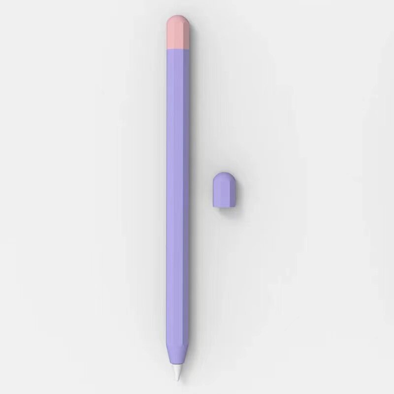 حافظة أقلام الرصاص من السيليكون Apple-حافظة واقية من البولي يوريثان مع غطاء حامل غطاء قلم رصاص Apple 1 & 2 - 12 ملحقات متضمنة