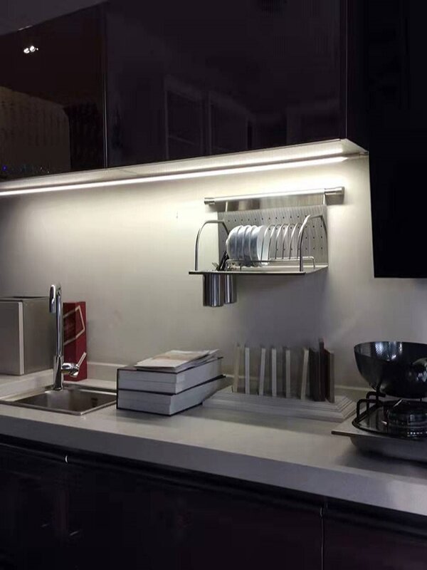 رقيقة جدا LED إضاءة الخزانة خزانة المطبخ Led مصباح ذكي الاستشعار إضاءة LED للخزانة مصباح خزانة إضاءة LED للخزانة ضوء الليل