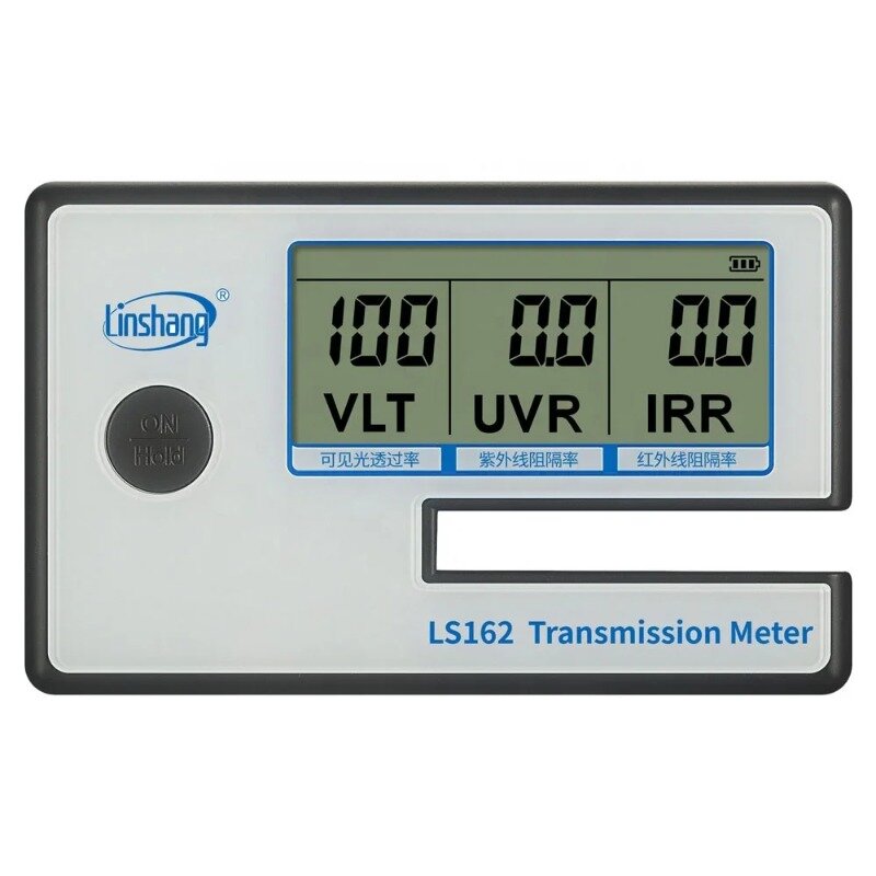 مقياس نقل صبغة النوافذ المحمول ، مقياس Linshang ، رفض الأشعة تحت الحمراء ، معدل حجب الأشعة تحت البنفسجية ، نفاذية الضوء المرئي ، LS162 ، LS162A