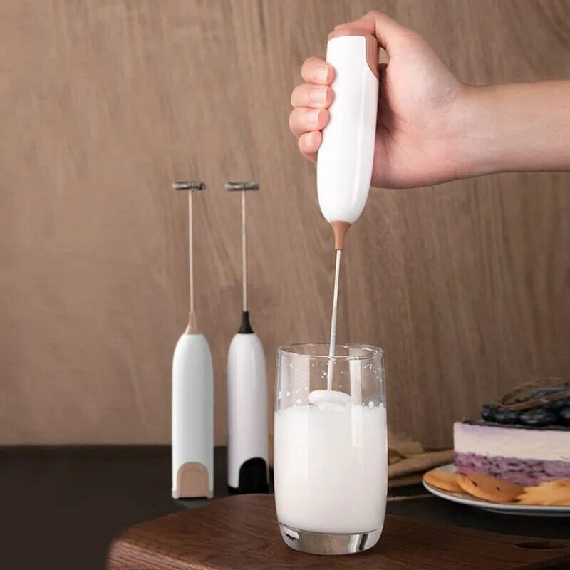 الحليب Frother يده صغيرة الكهربائية رغوة صانع القهوة خافق البيض للكابتشينو النمام المحمولة خلاط أدوات المطبخ خفقت