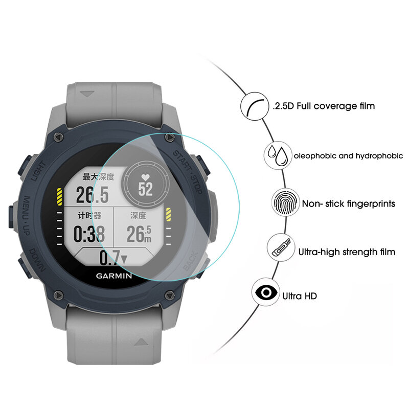 ل Garmin أصل G1 التغطية الكاملة واقي للشاشة Smartwatch الزجاج المقسى طبقة رقيقة واقية ل أصل G1 اكسسوارات
