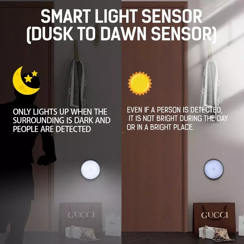 شاومي ليلة ضوء LED مع PIR استشعار الحركة قابلة للشحن USB مطبخ خزانة ليلة مصباح لغرفة النوم غرفة الديكور