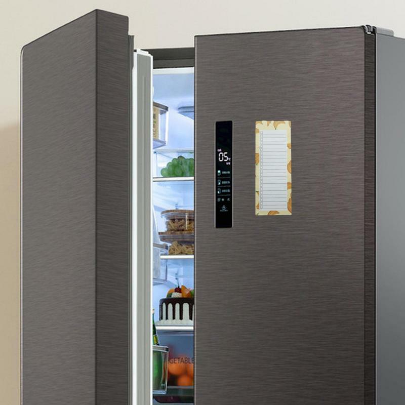 المغناطيسي الثلاجة عصا المفكرة ، قائمة التسوق البقالة ، ورقة سميكة ، لوحة للقيام قائمة للثلاجة